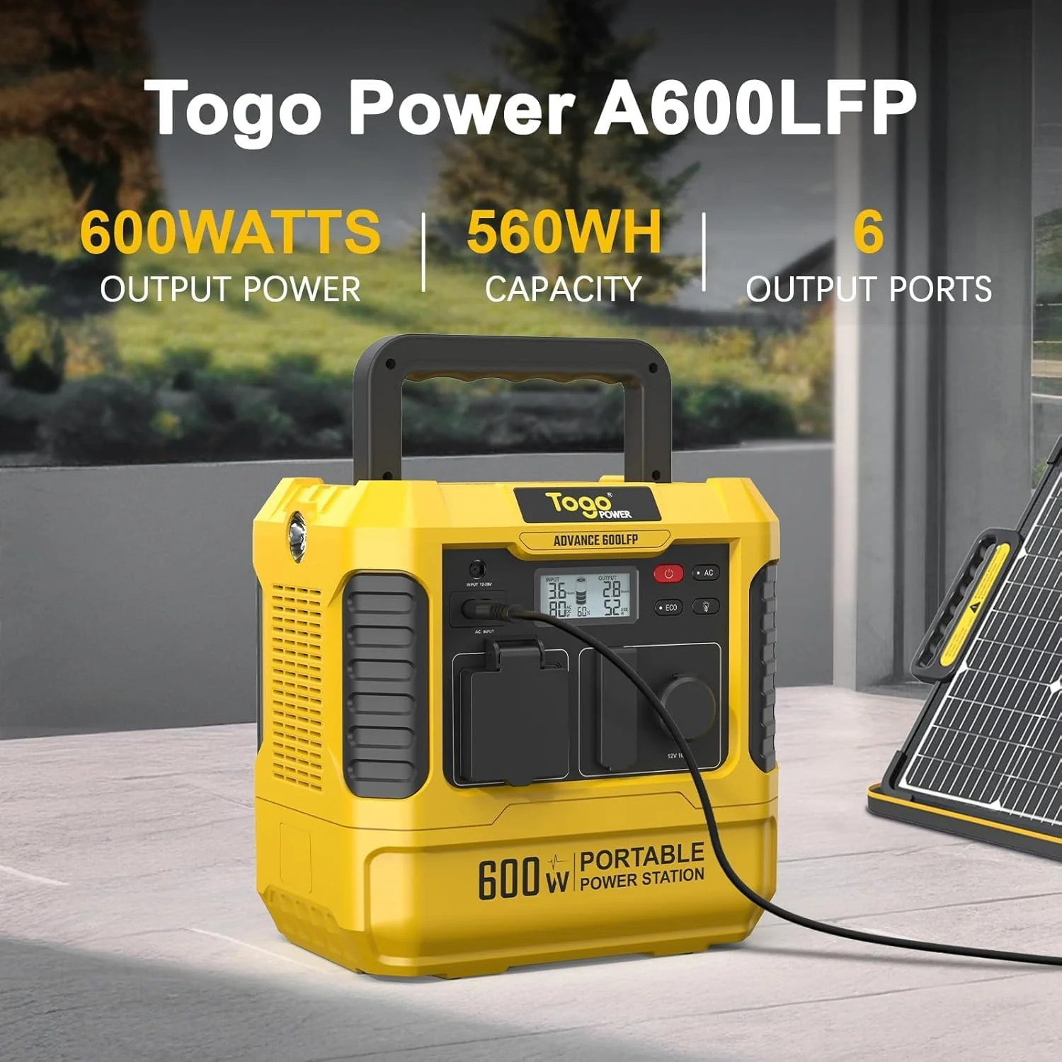 Togo POWER Portable Power Station Advance 600 LFP - Image 5