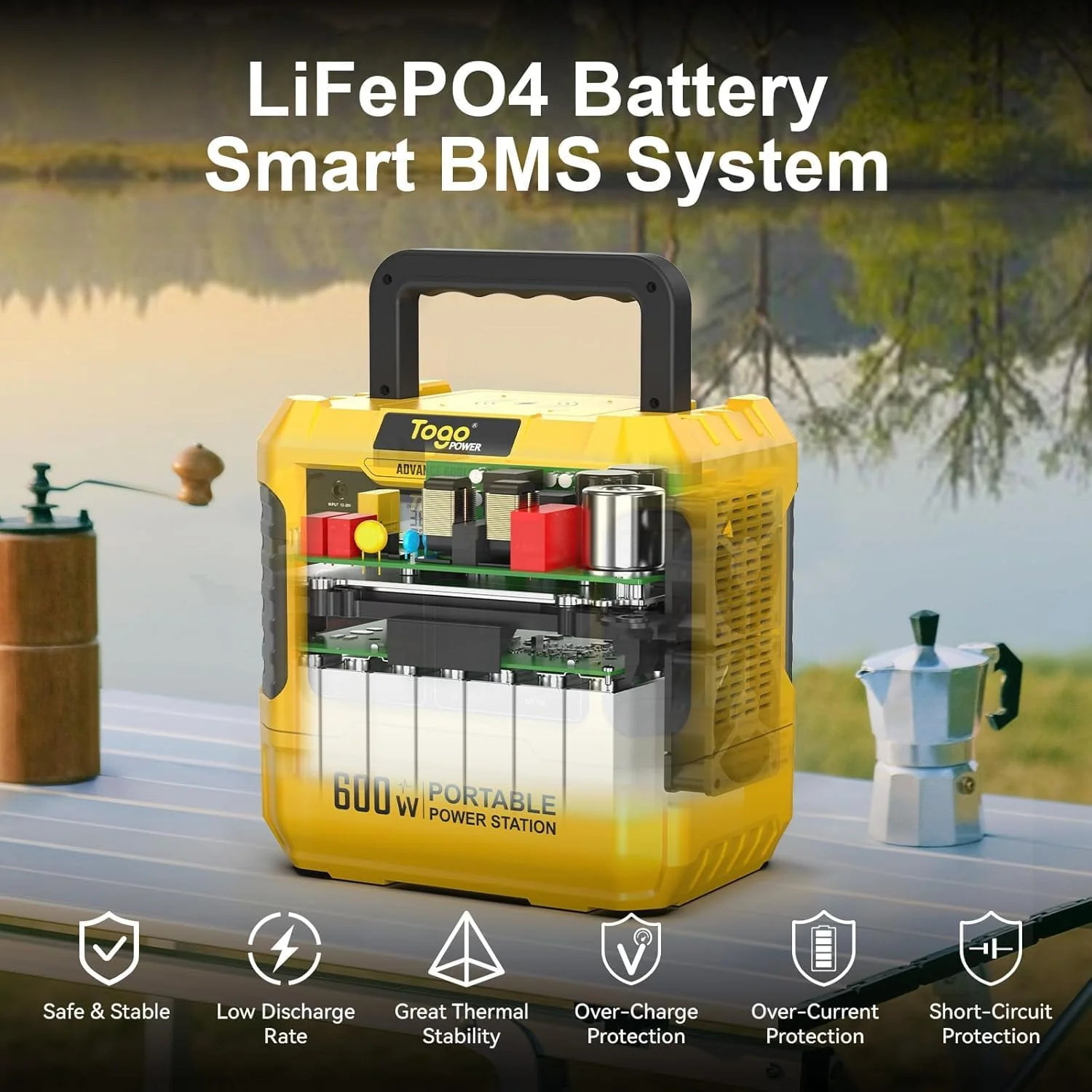 Togo POWER Portable Power Station Advance 600 LFP - Image 6