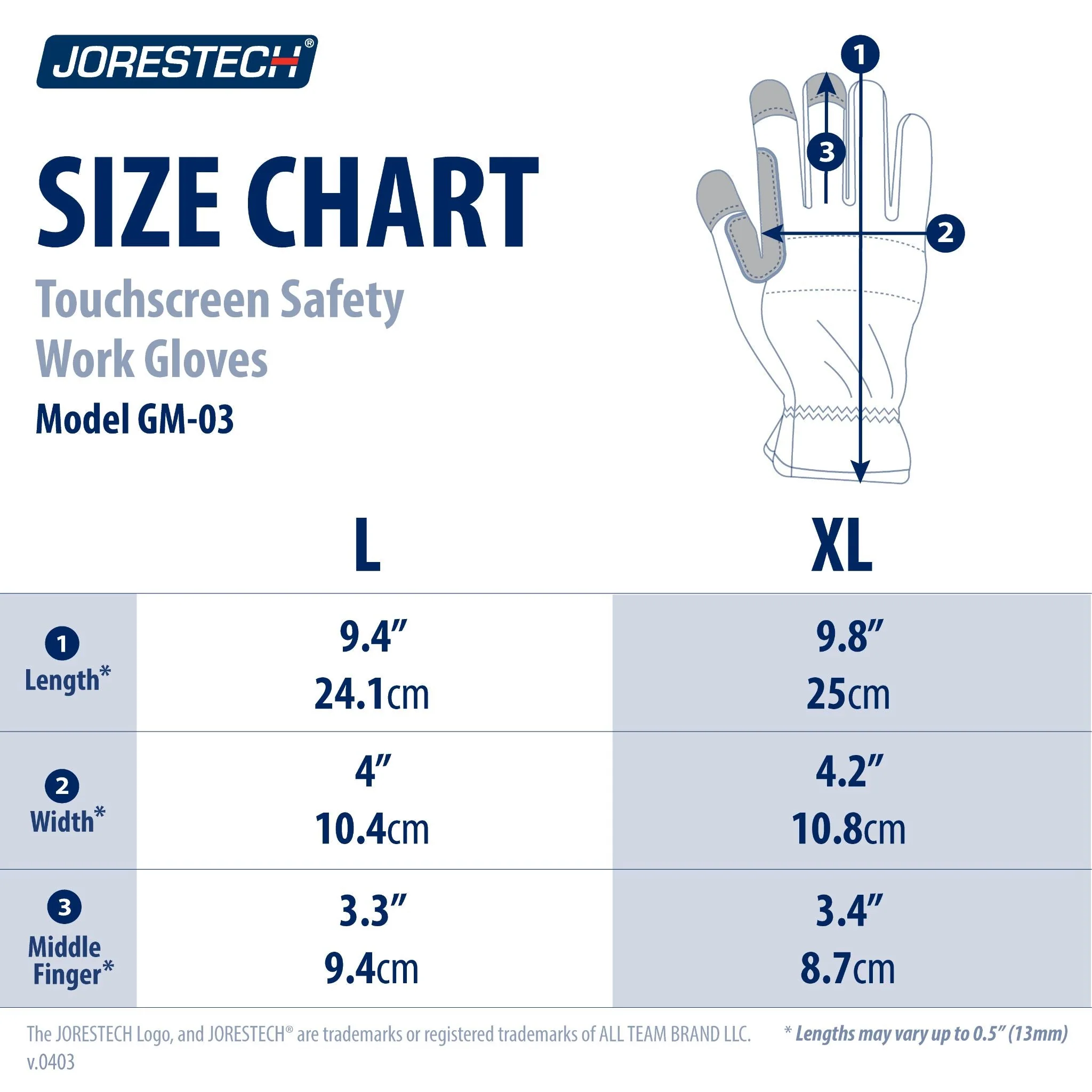 Touchscreen Safety Work Gloves – Pack of 3 - Image 5