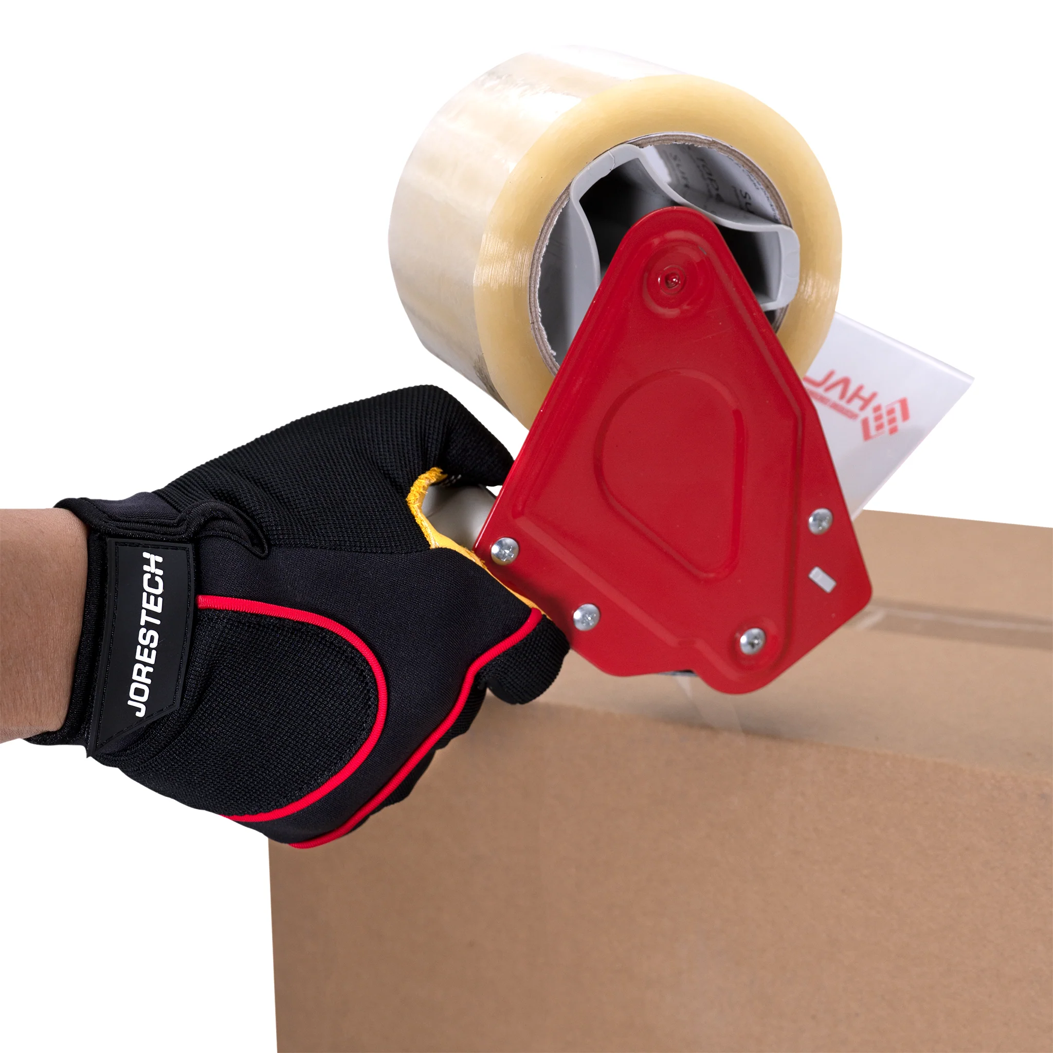 Touchscreen Safety Work Gloves with Leather Palms - Image 6
