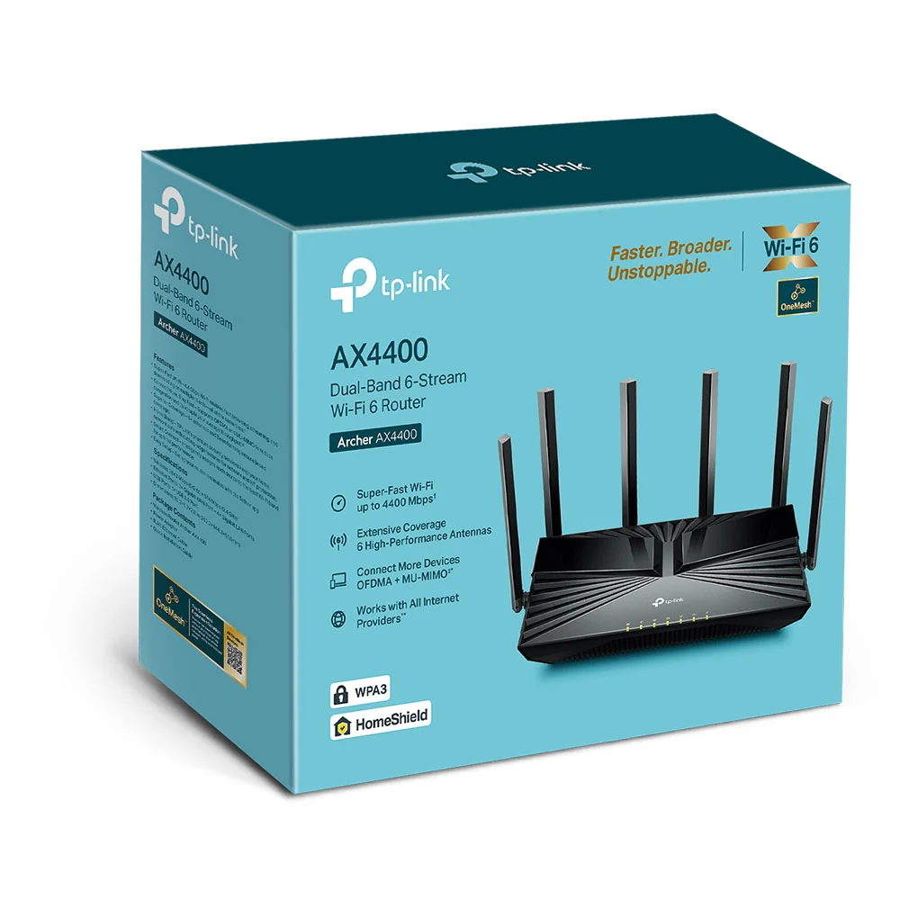 Tp-Link AX4400 Dual-Band Gigabit Wi-Fi 6 Router - Image 4