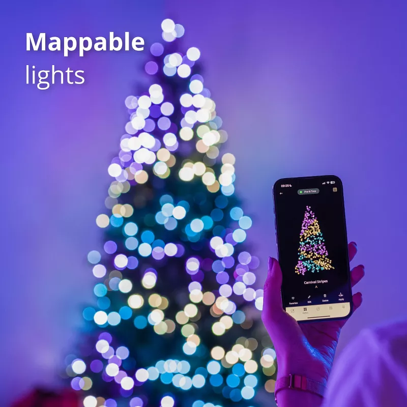 Twinkly 6Ft Prelit Regal Tree 435 RGB LED - Image 4