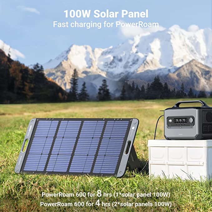 UGreen PowerRoam Solar Panel for Power Station 100W
1pc 100W Solar Panel - Image 2