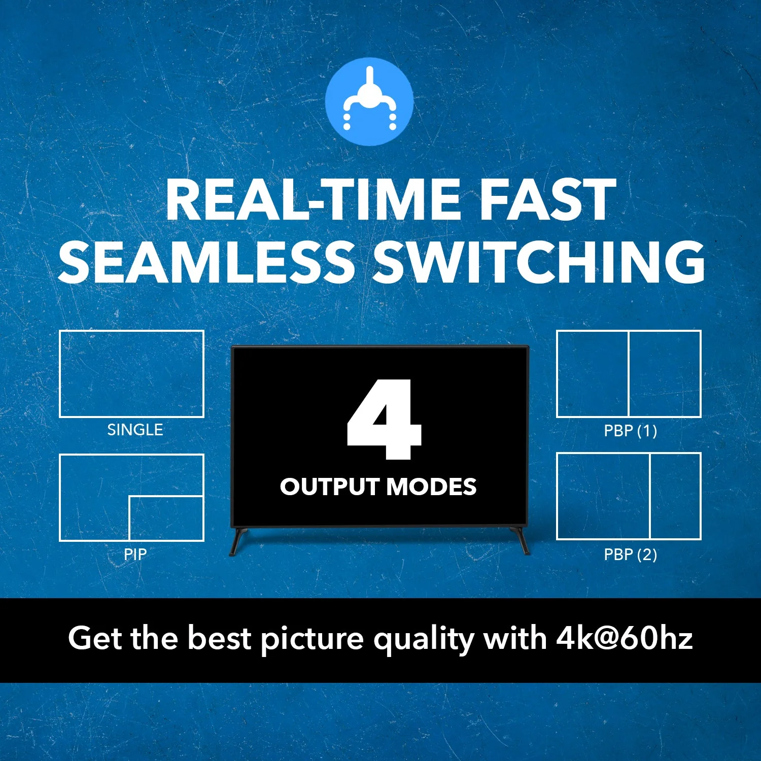 Ultra HD 4K Multi-Viewer 2x1 HDMI Seamless Video Switch (UHD-201MV) - Image 11