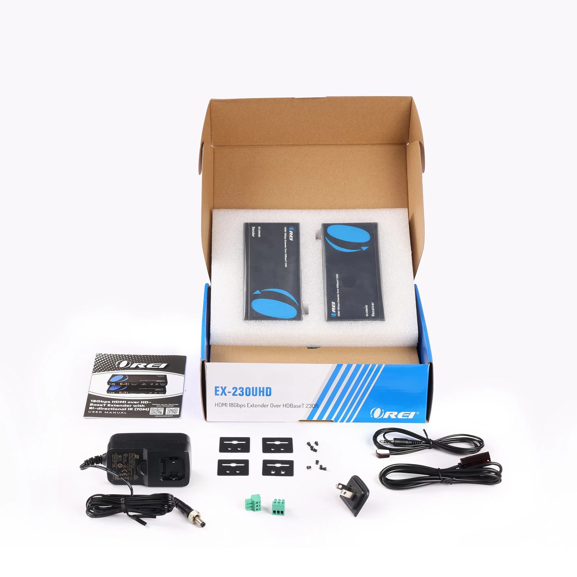 Ultra HD HDBaseT HDMI Extender Upto 230ft @4K Over Cat5e/6 (EX-230UHD) - Image 11