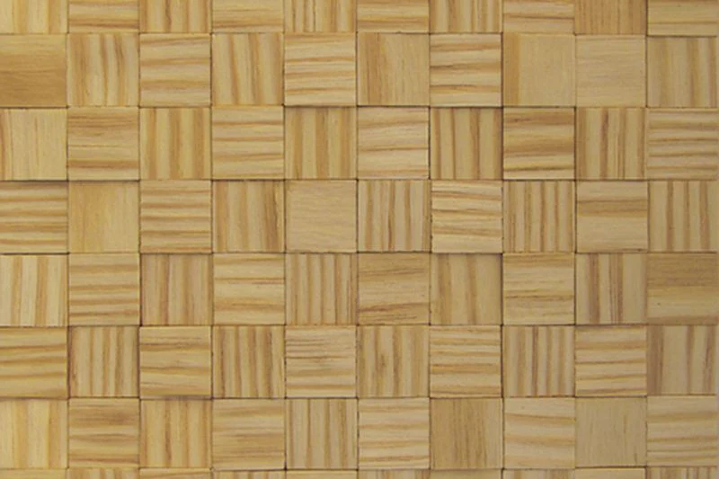 US Pine Natural Mesh-mounted Wood Mosaic Wall Tile - Livfloors Collection - Image 3