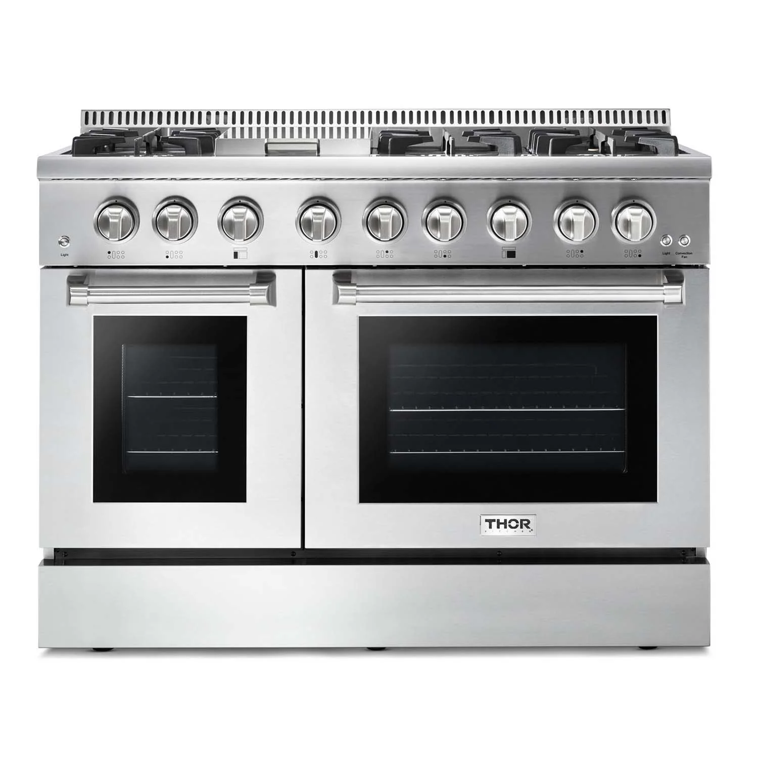 Thor Kitchen 48 Inch Professional Dual Fuel Range in Stainless Steel - Image 2
