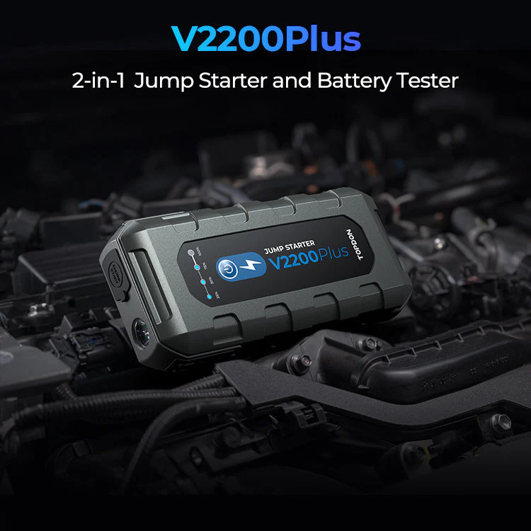 TOPDON - V2200Plus Jump Starter & Battery/System Tester - Image 3