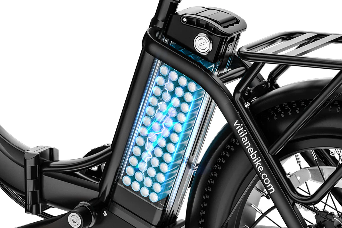 VITILAN U3 Full Suspension Foldable Fat Tire Electric Bike - Image 6