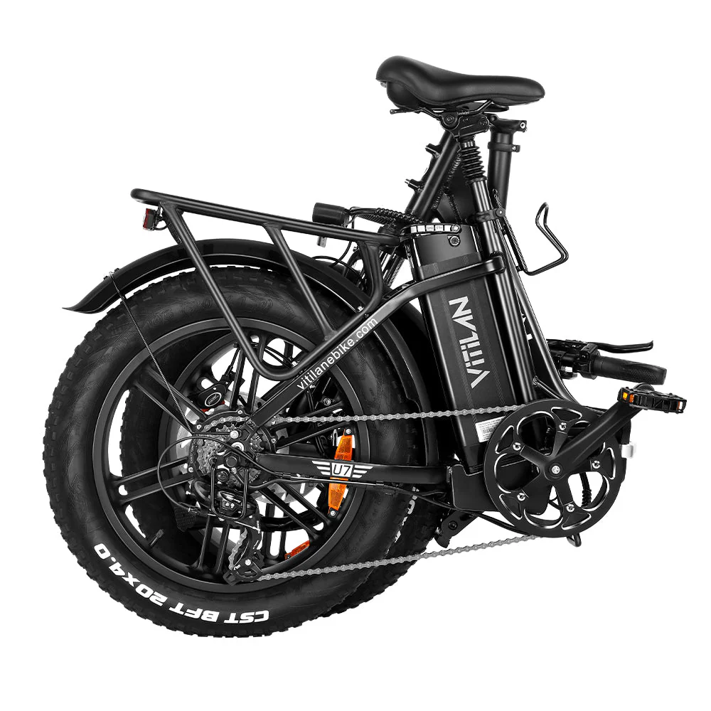 VITILAN U7 Step-thru Foldable Fat Tire Electric Bike - Image 4
