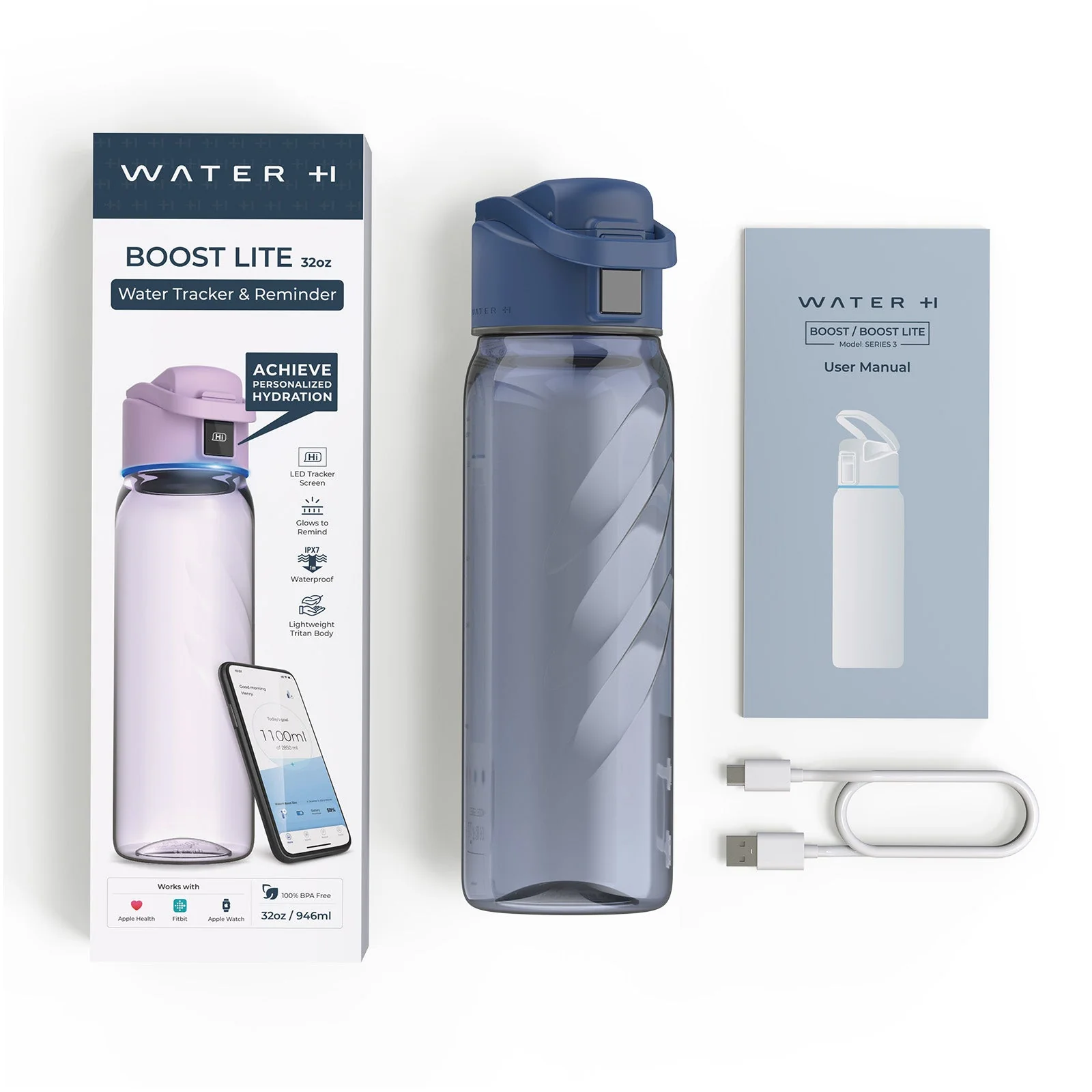 WaterH Boost Lite Smart Water Bottle - Image 8