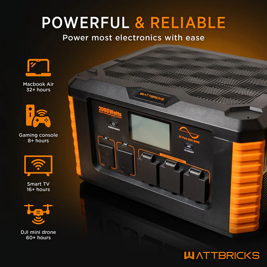 Wattbricks MP2000 Power Station (4000w peak) 2264.4Wh - Image 5