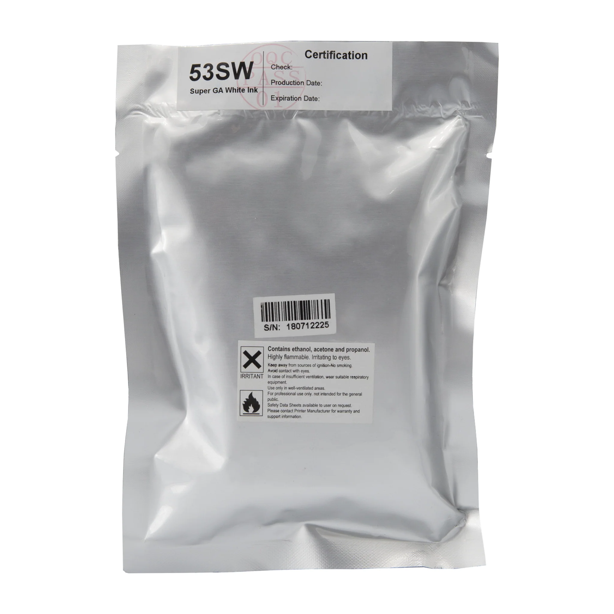 White Ink Cartridge for TIJ Inkjet Coder (Solvent Base) - Image 3