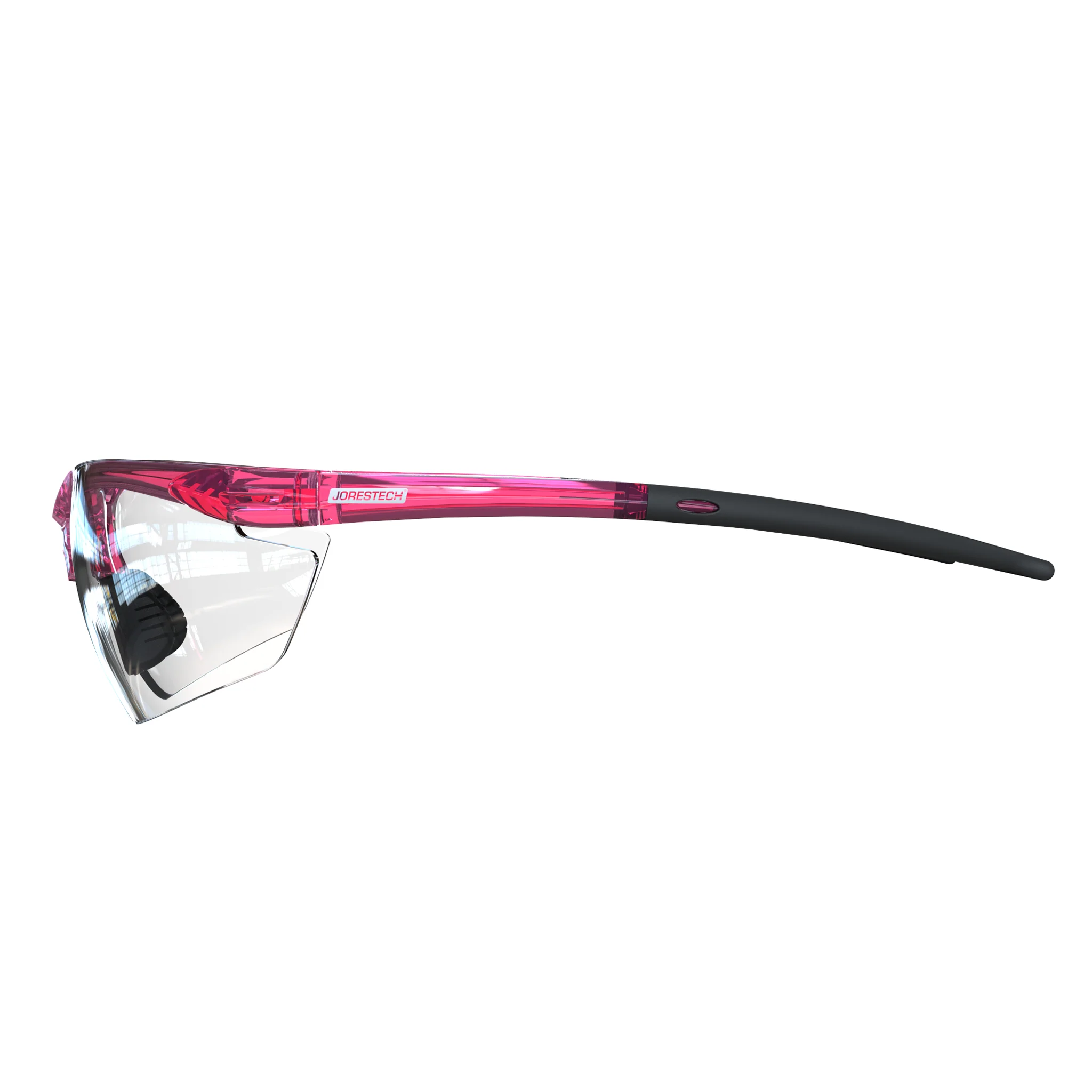 Wraparound Safety Glasses with Flexible Rubber Temple Tips - PinkFit Collection - Image 8