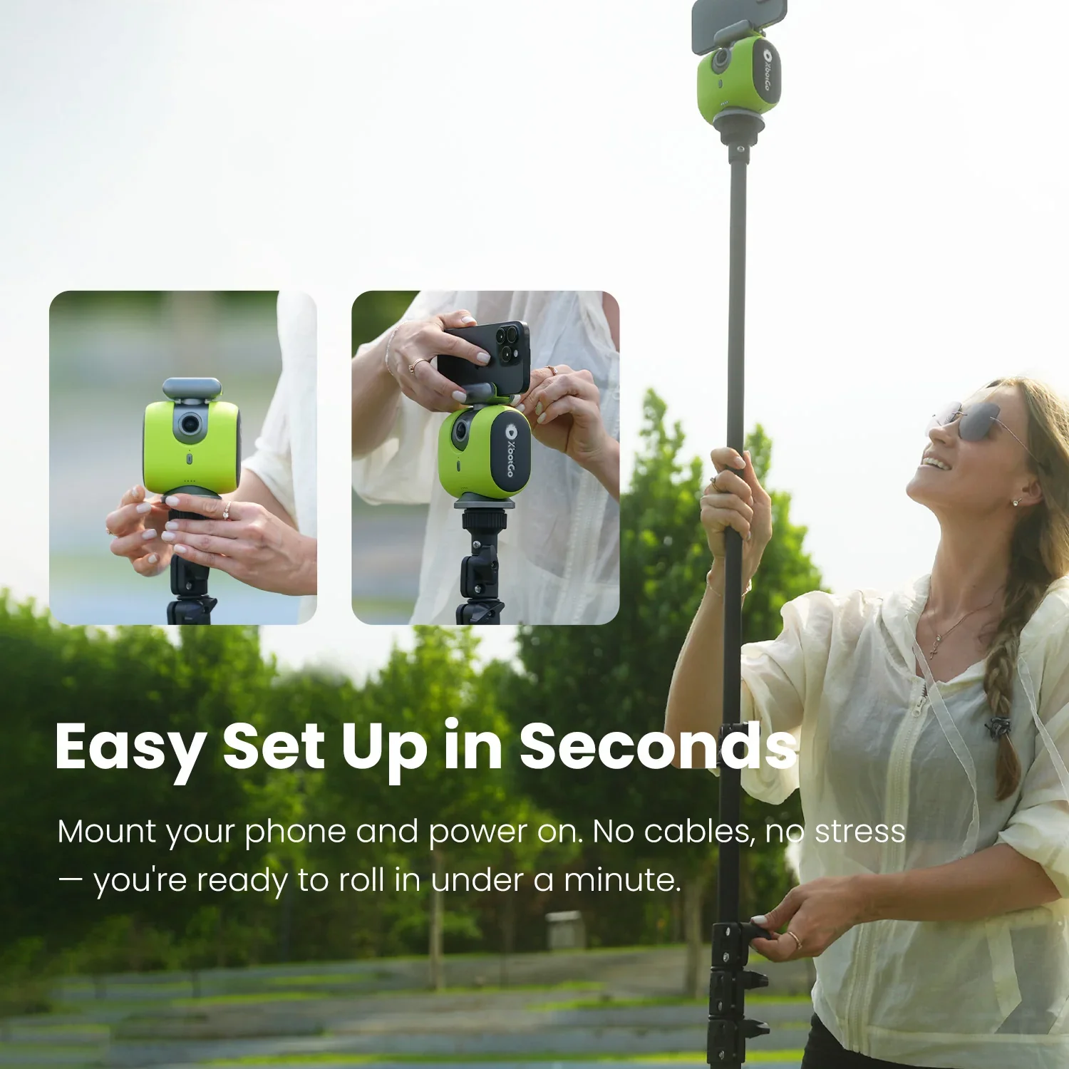 XbotGo Chameleon Smartphone-based Auto-Tracking AI Camera - Image 4