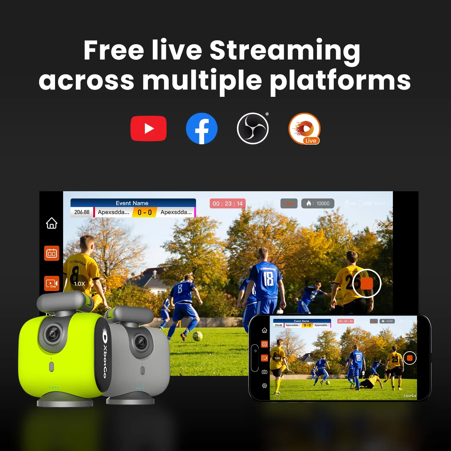XbotGo Chameleon Smartphone-based Auto-Tracking AI Camera - Image 7