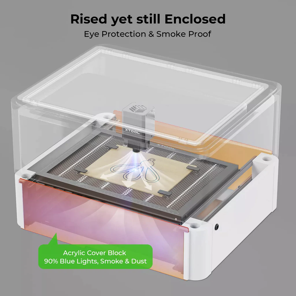 xTool M1 Riser Base with Honeycomb Panel - Image 4