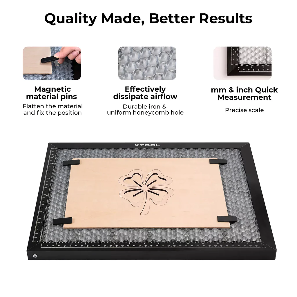 xTool M1 Riser Base with Honeycomb Panel - Image 6